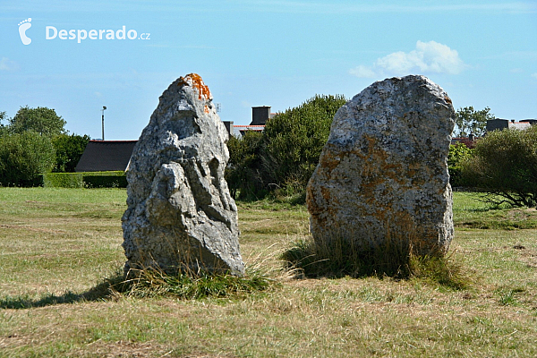 Megality Lagatjar v Pointe de Pen-Hir (Francie - Bretaň)