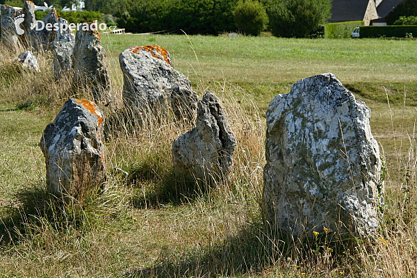 Megality Lagatjar v Pointe de Pen-Hir (Francie - Bretaň)