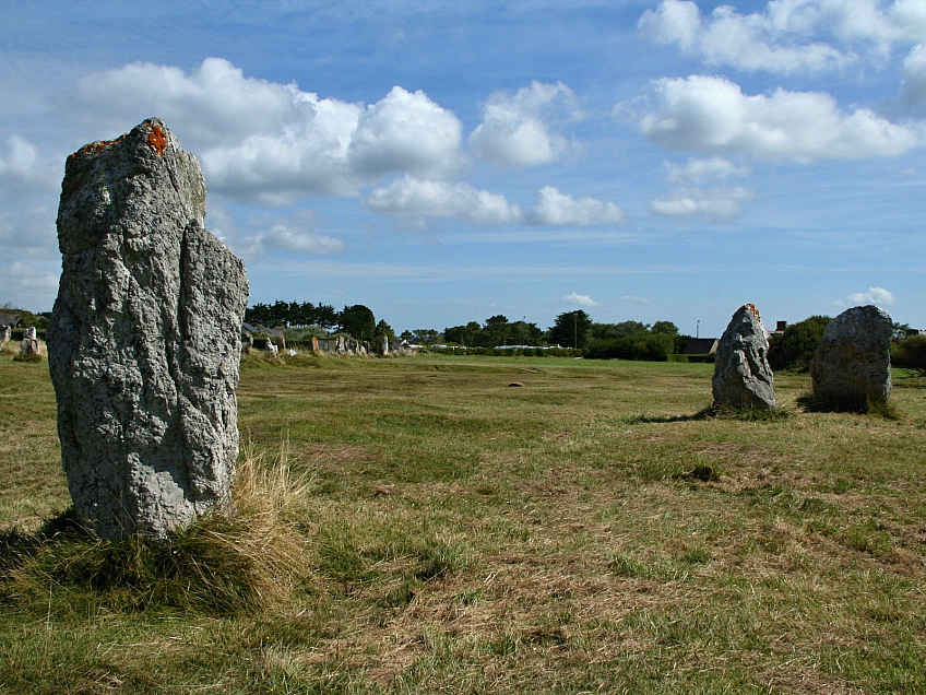 Megality Lagatjar v Pointe de Pen-Hir (Francie - Bretaň)