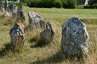 Megality Lagatjar v Pointe de Pen-Hir (Francie - Bretaň)