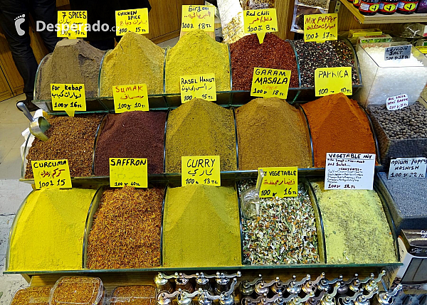 Velký bazar v Istanbulu (Turecko)
