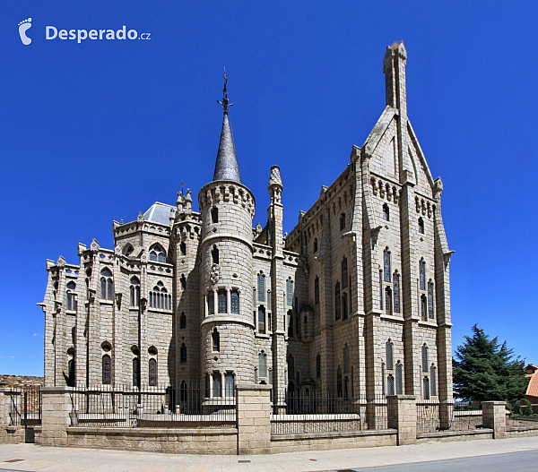 Biskupský palác ve městě Astorga (Španělsko)