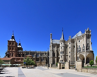 Biskupský palác ve městě Astorga (Španělsko)