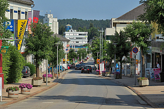 Schillerplatz ve Feldkirchen in Kärnten (Rakousko)