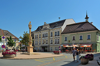 Hauptplatz ve Feldkirchen in Kärnten (Rakousko)