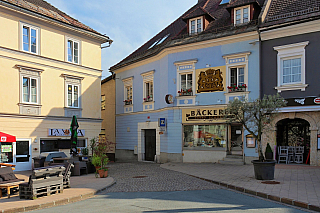 Hauptplatz ve Feldkirchen in Kärnten (Rakousko)