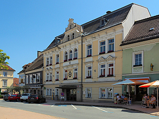 Hauptplatz ve Feldkirchen in Kärnten (Rakousko)