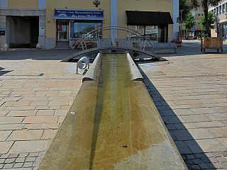 Schillerplatz ve Feldkirchen in Kärnten (Rakousko)