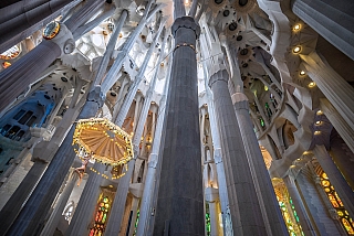 Katedrála Sagrada Família v Barceloně (Španělsko)