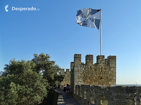 Castelo de Sao Jorge - Hrad svatého Jiří v Lisabonu (Portugalsko)