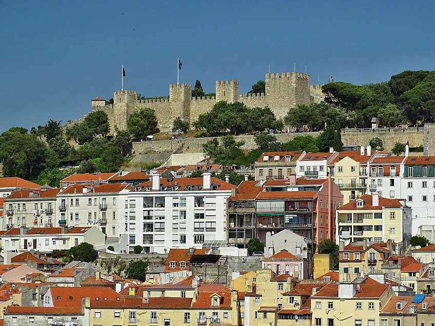 Castelo de Sao Jorge - Hrad svatého Jiří v Lisabonu (Portugalsko)