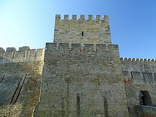 Castelo de Sao Jorge - Hrad svatého Jiří v Lisabonu (Portugalsko)