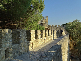 Castelo de Sao Jorge - Hrad svatého Jiří v Lisabonu (Portugalsko)