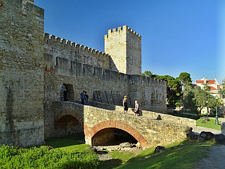 Castelo de Sao Jorge - Hrad svatého Jiří v Lisabonu (Portugalsko)