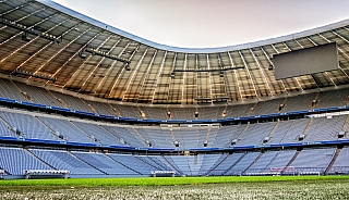 Fotbalová Allianz aréna v Mnichově (Německo)