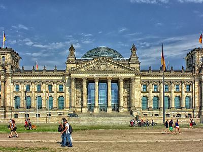 Reichstag - Říšský sněm v Berlíně (Německo)