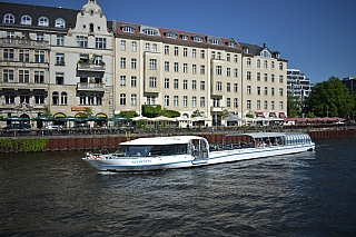 Spréva v Berlíně (Německo)