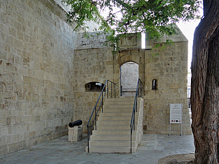 Středověký hrad v centru Lemesosu (Kypr)