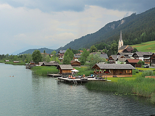 Techendorf a Weissensee, dvě korutanská městečka spojená jezerem