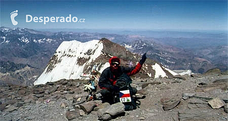 Pavouk v Chile na vrcholu Aconcagua