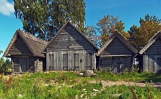 Rybářská vesnice na Käsmu (Estonsko)