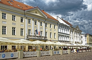 Radniční náměstí v Tartu (Estonsko)