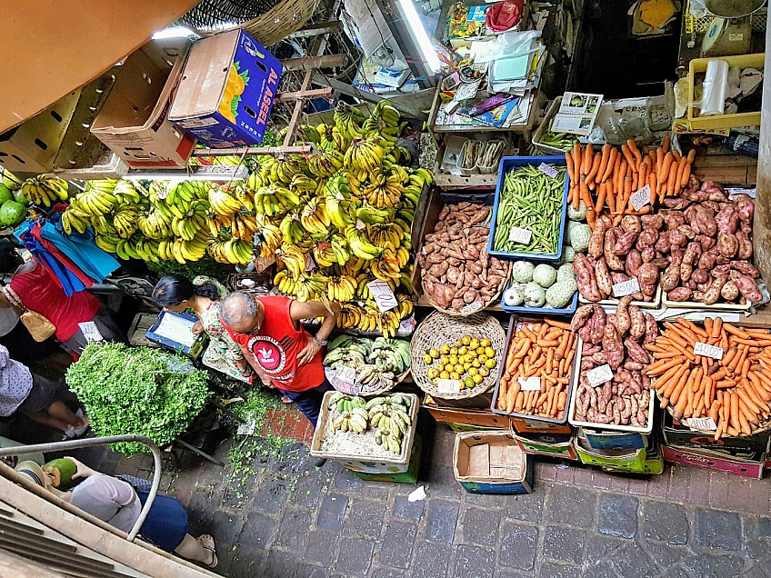 Tržiště v Port Louis (Mauricius)