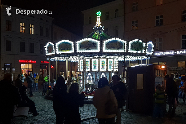 Vánoční trhy v Olomouci (Česká republika)