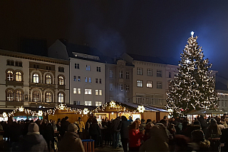 Vánoční trhy v Olomouci (Česká republika)