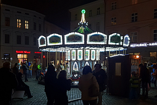 Vánoční trhy v Olomouci (Česká republika)