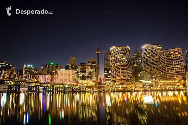 Noční Sydney (Austrálie)