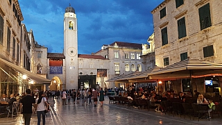 Podvečerní centrum Dubrovníku (Chorvatsko)