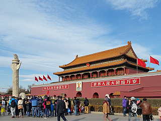 Náměstí Nebeského klidu v Pekingu je největším na celém světě