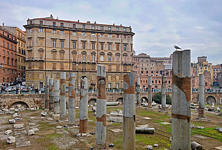 Forum Romanum v Římě (Itálie)