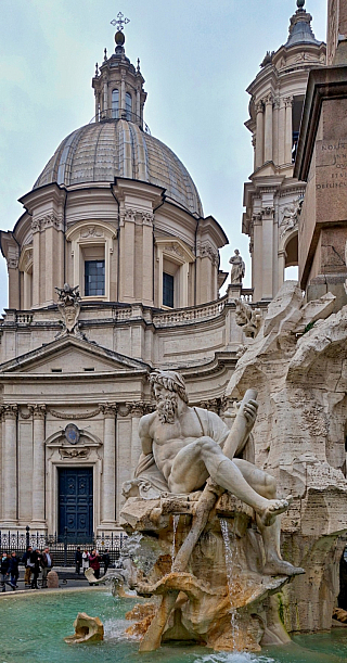 Piazza Navona v Římě (Itálie)