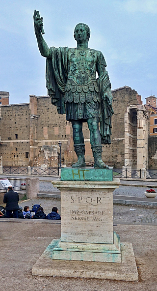 Forum Romanum v Římě (Itálie)