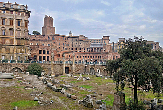 Forum Romanum v Římě (Itálie)