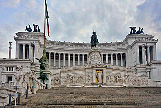 Altare della Patria v Římě (Itálie)