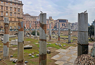 Forum Romanum v Římě (Itálie)