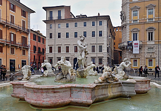 Piazza Navona v Římě (Itálie)