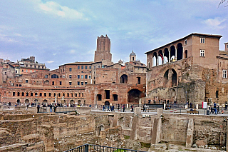 Forum Romanum v Římě (Itálie)