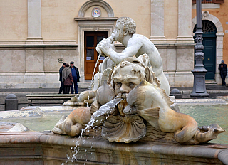 Piazza Navona v Římě (Itálie)