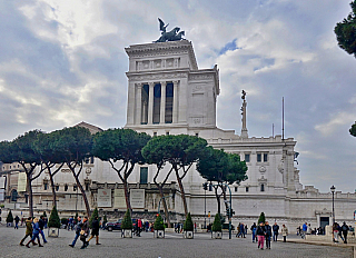 Altare della Patria v Římě (Itálie)