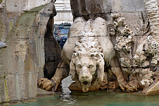 Piazza Navona v Římě (Itálie)