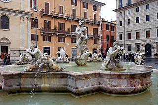 Piazza Navona v Římě (Itálie)