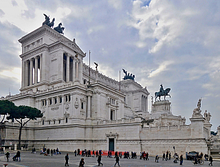 Altare della Patria v Římě (Itálie)