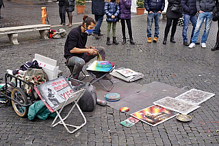 Piazza Navona v Římě (Itálie)