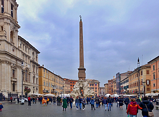 Piazza Navona v Římě (Itálie)