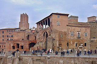 Forum Romanum v Římě (Itálie)