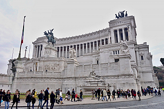 Altare della Patria v Římě (Itálie)